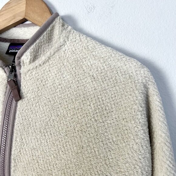 Patagonia Women’s Re-Tool 1/2 Zip Pullover Fleece Size Small Lavender Cream‎ - Picture 2 of 9